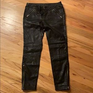 Free People Leather Pants